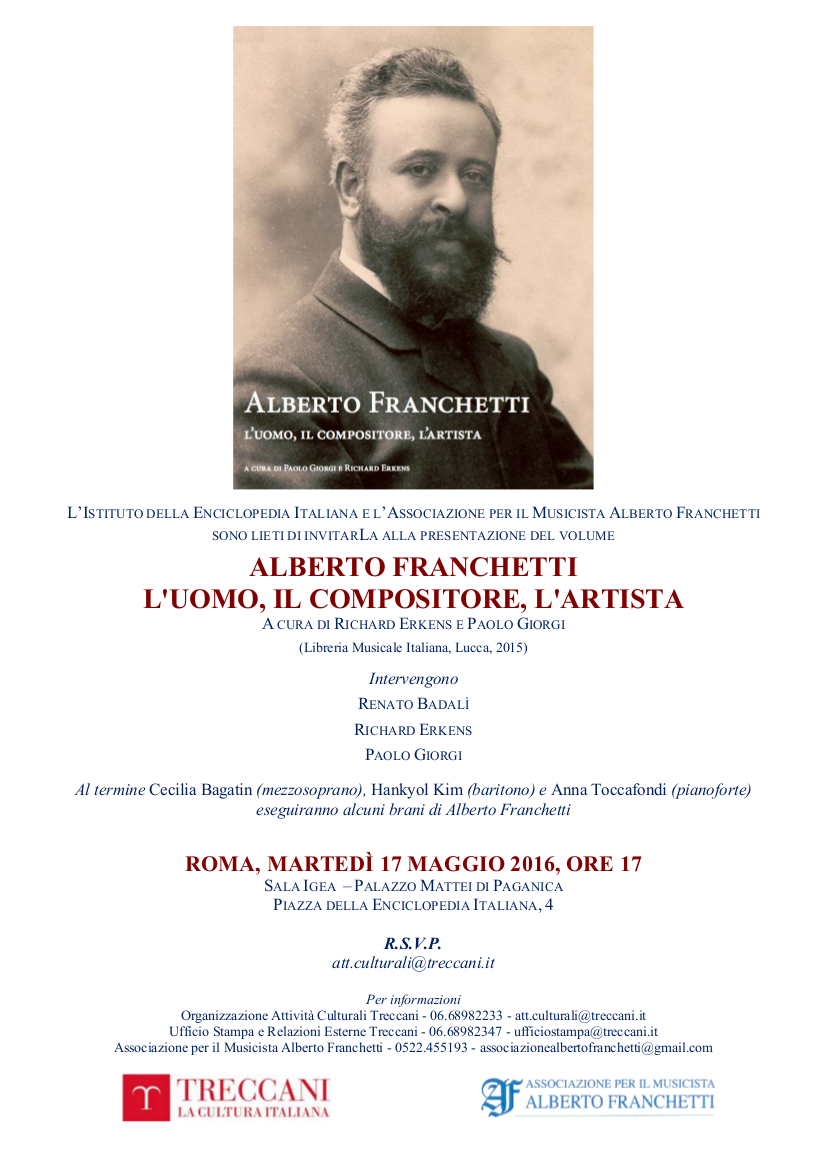 Roma 17 mag 2016 - presentaz libro Alberto Franchetti